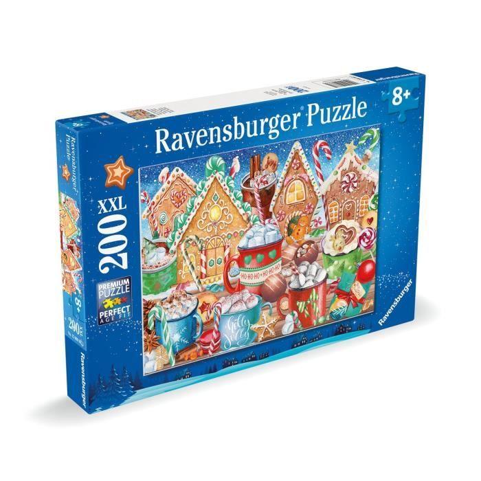 Puzzle Ravensburger Candy Canes and Cocoa (200 XXL) - Dessins Animés Et BD - 500-750 Pièces