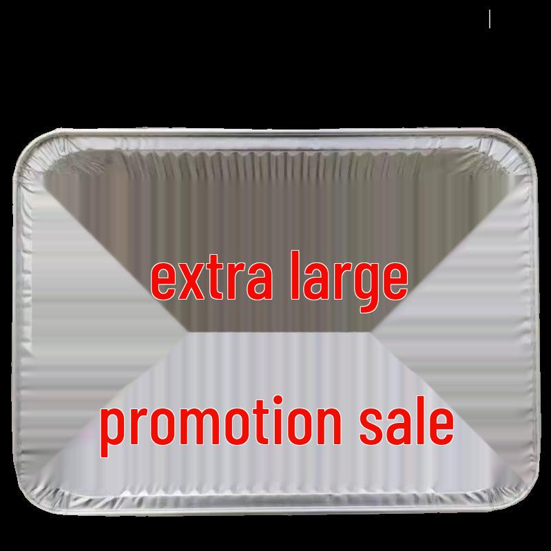 Thickened Large Square Aluminum Foil Food Containers with Lids