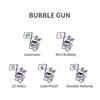 Space Bubble Machine Automatic Bubble Gun Leak‑Proof Kids Toy Gift