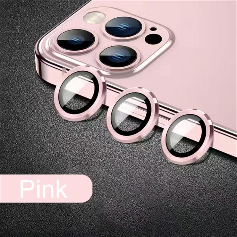 Camera Lens Protector Glass For iPhone 16 15 Pro Max 11 14 13 12 Plus Lens Metal Ring Protector For iPhone 14 Plus 13 12 Mini 4