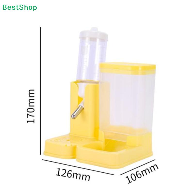 2-in-1 Hamster Feeder and Water Bottle | Integrated Food & Water Dispenser for Small Pets (Multiple Colors)