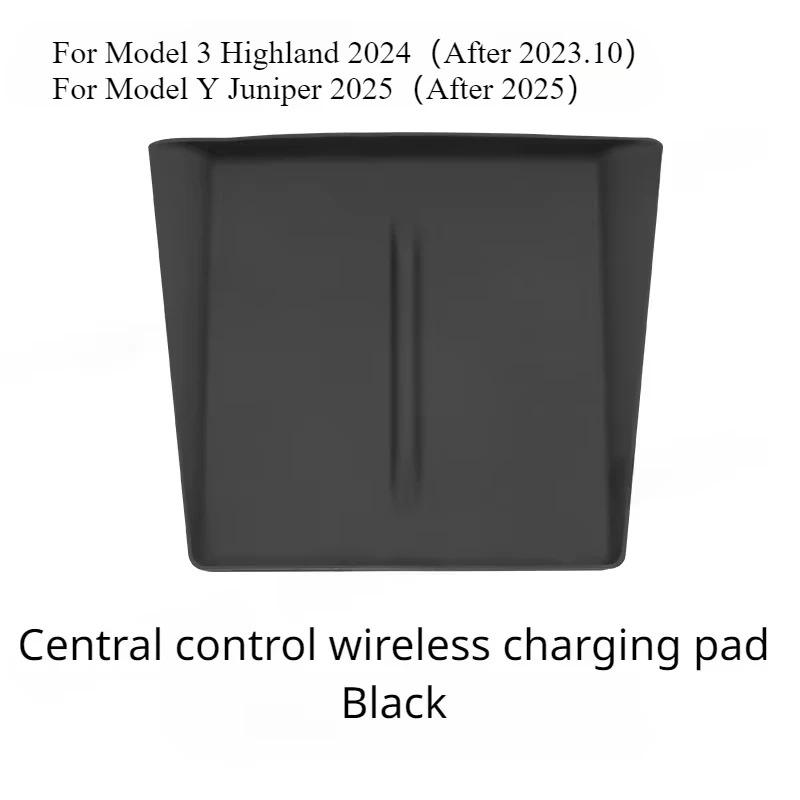 For Tesla Model Y Juniper Model 3 Highland Central Control Storage Pad Silicone Water Cup Mat Armrest Box Lower Pads Accessories
