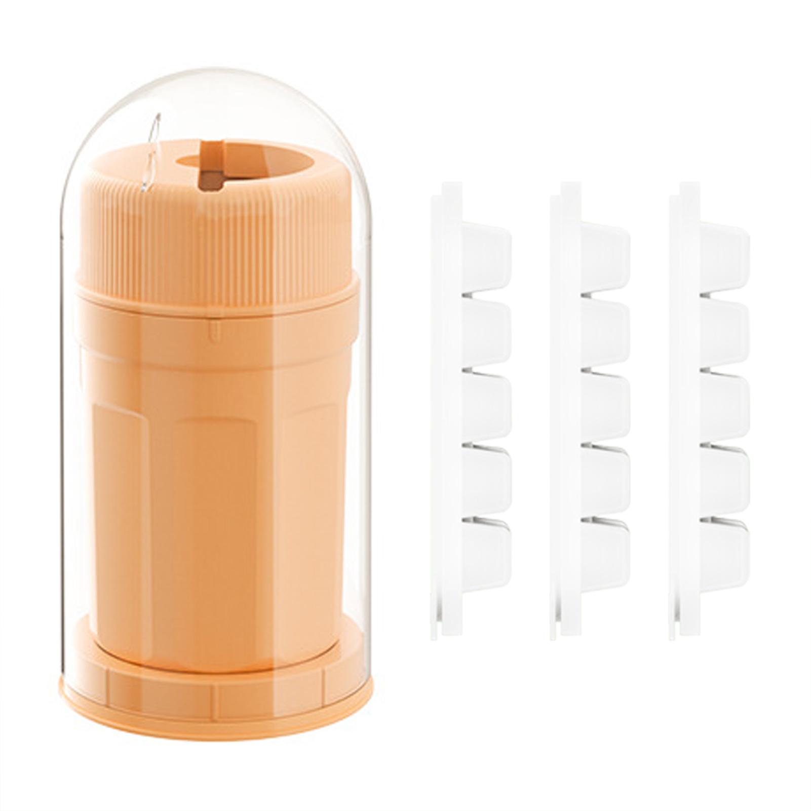 

Plastic Twisting Releasing Ice Cubes Mold Set Sturdy Easy Cleaning Ice Maker For Whiskey Cocktail C помаранчевий