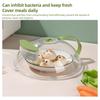 Microwave Splatter Cover for Food - Clear Microwave Splash Guard Cooker Lid with Handle /
