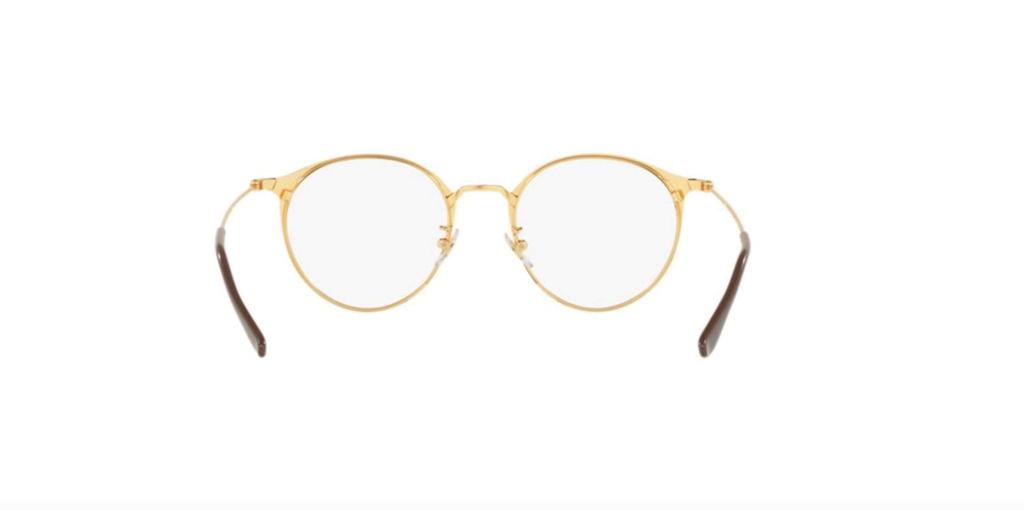 Glasses 0RX6378F BROWN Japan Size 51 2905 Asian Fit Full Rim Ray-Ban GOLD/SHINY (Free Size)