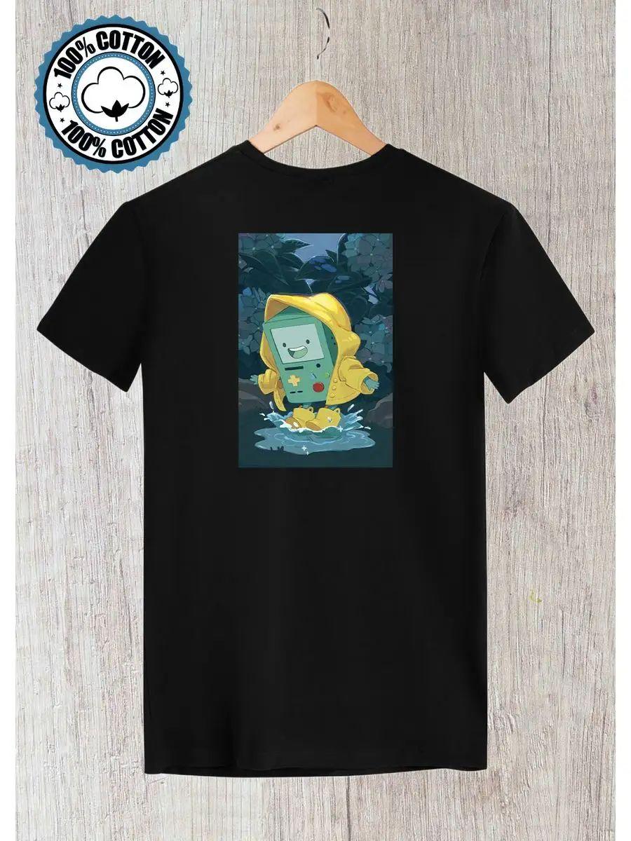 Adventure Time cartoon character print T-shirt M