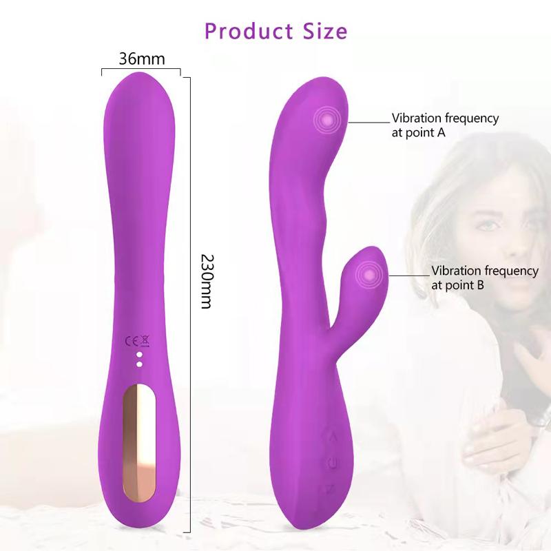 10 Speed G Spot Heated Dildo Vibrator Double Vibration Stimulating Clit Vagina Massager Adult Masturbation Sex Toys For Women