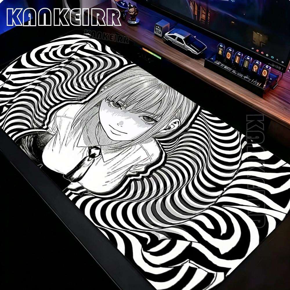 Kawaii Girls Anime Yoru Reze Mousepad Laptop NonSlip Mouse Pad Style Chainsaw Man Deskmat Office Keyboard Hd Print Desk Mat