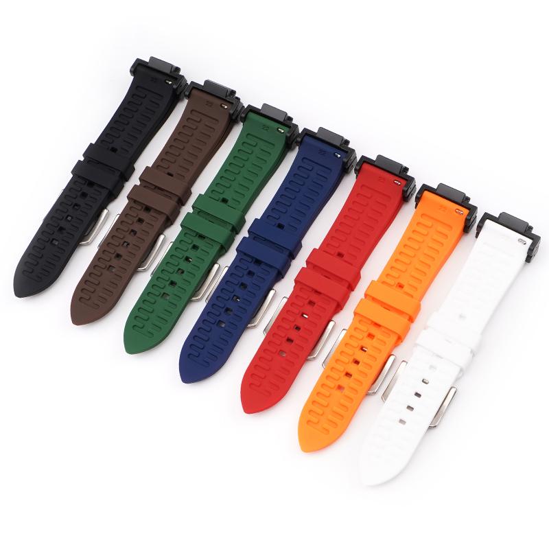 16mm Konvexní řemínek pro Casio g-shock GA110 DW-5610 DW-5600 DW-6900 DW-9052 GW-6900 GLS-8900 Náhradní řemínek Silikonový gumový pásek