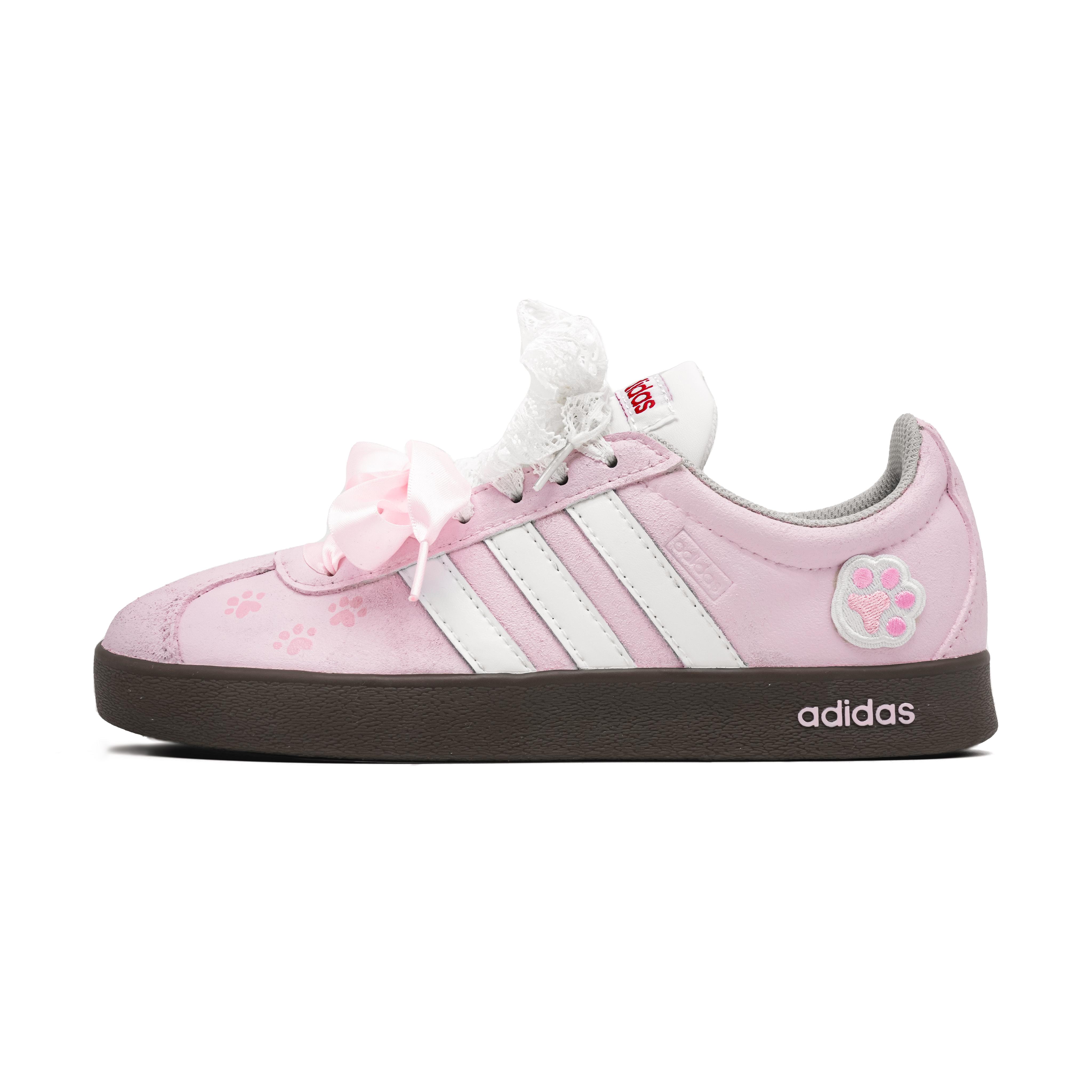 

Adidas Vl Court Classic Berry Sweetheart German Army Trainers Women s Pink JS3003(Team1602-) 39⅓