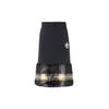 Nike Women's Sportswear NSW Plaid Faux Fur Midi Skirt Black DD4536-010
