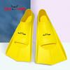 Silicone Short Freediving Fins Adults Unisex Lightweight Training Snorkeling Swimming Pool Use