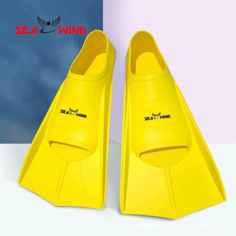 Silicone Short Freediving Fins Adults Unisex Lightweight Training Snorkeling Swimming Pool Use