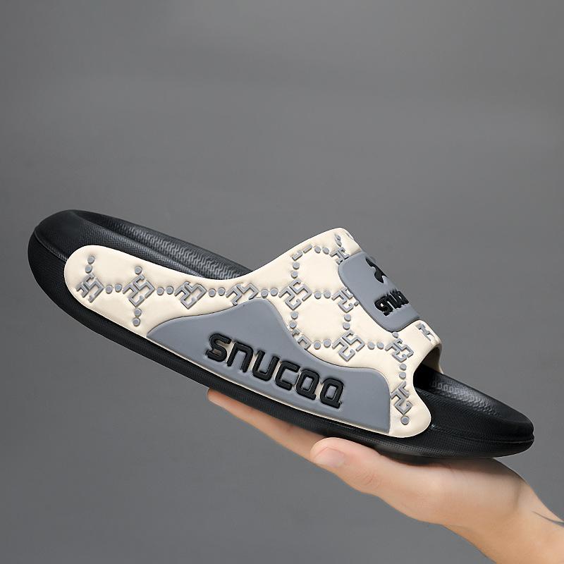 

New couple versatile casual shoes wading outdoor fashion one-word sandals 45 бежевый