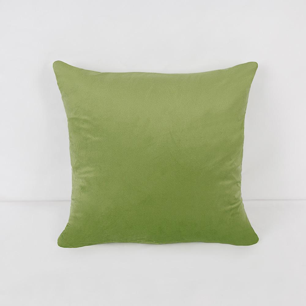 Simple Solid Color Pillow Cover Macaron Color Home Velvet Pillow Cover Sofa Office Lunch Break Pillow Premium Durable