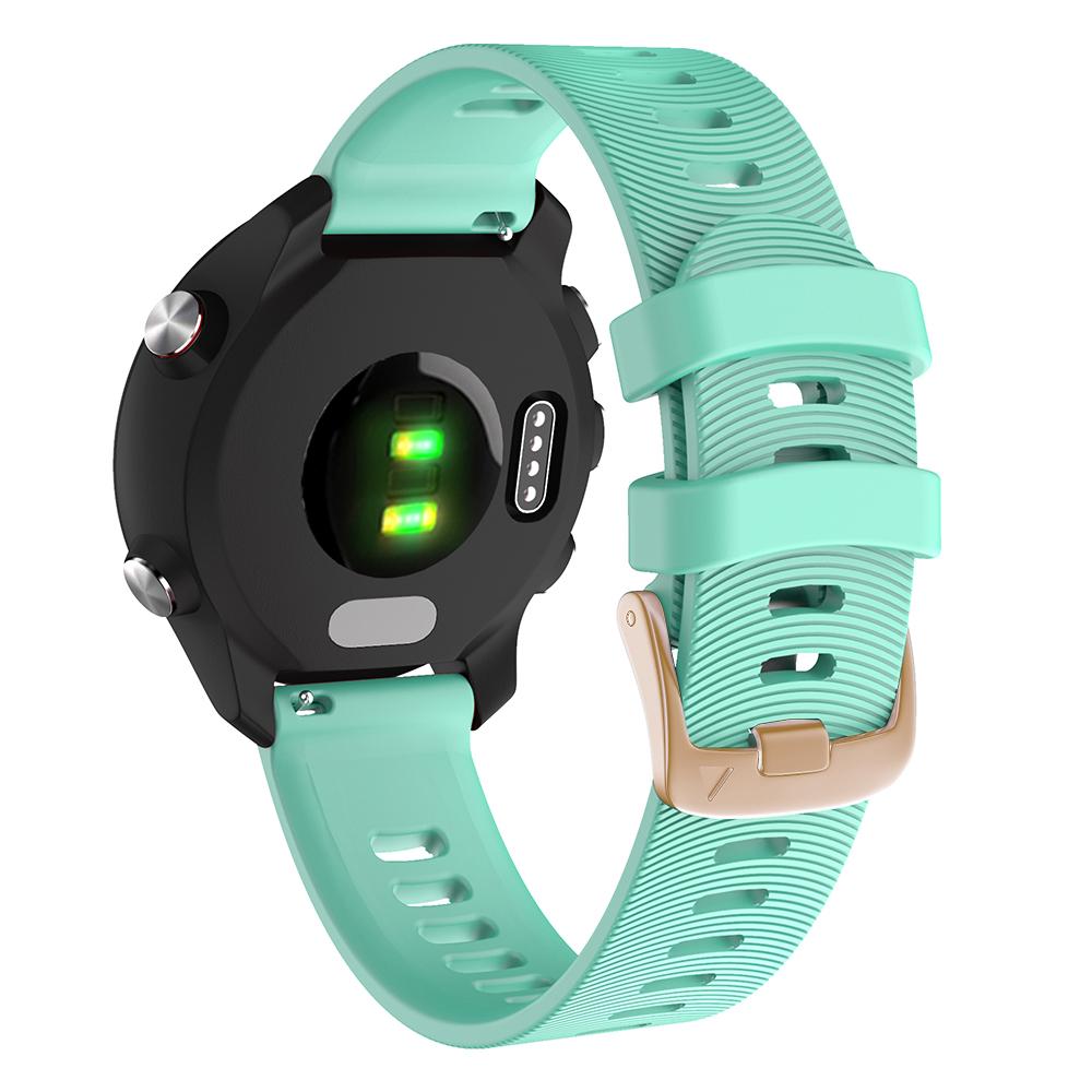 20mm Colorful Strap For Garmin Forerunner 245 245m 645 Music Vivomove 3 HR Sport Silicone Smart Watchband Bracelet