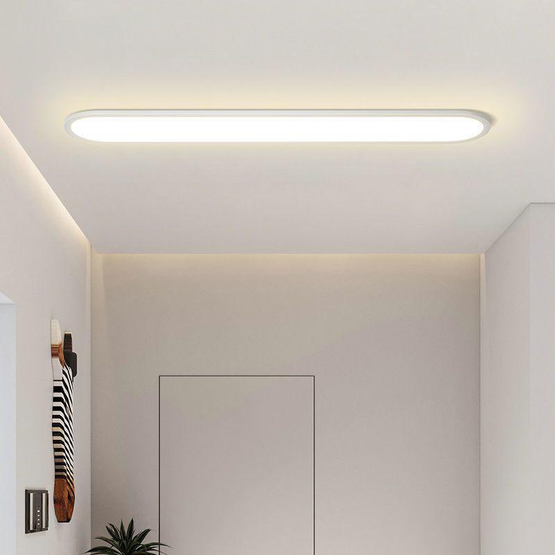 Modern Minimalist Strip Cloakroom Aisle Balcony Light Corridor Hallway Nordic Master Bedroom Lights Household LED Ceiling Light