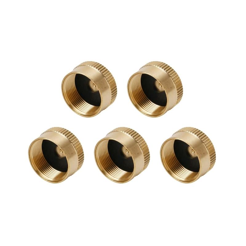 Propane Caps Durable Cylinder Seal Brass Material Great for 1lb Cylinders