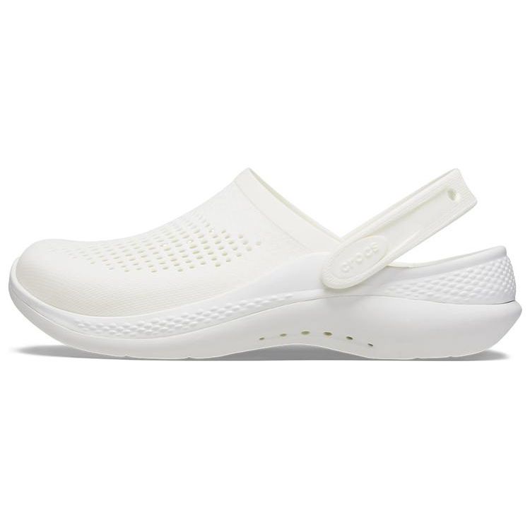 Crocs Literide Lightning Shoes Comfortable Versatile Clogs Unisex Shoes Off-White 206708-1CV