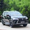 1/18 LEXUS LX570 SUV Toys Alloy Car Model Diecast Metal Giant Off-Road Vehicle Simulation Sound Light Hobbies Collectible Kid Toy Gift