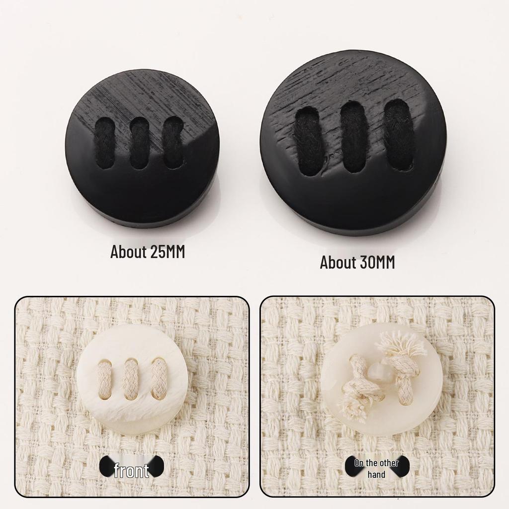 Unisex Windbreaker with Decorative Rope Buttons - Western Style