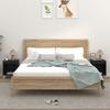 821861 vidaXL Bedside Tables 2 Pcs Black 40x35x50 Cm