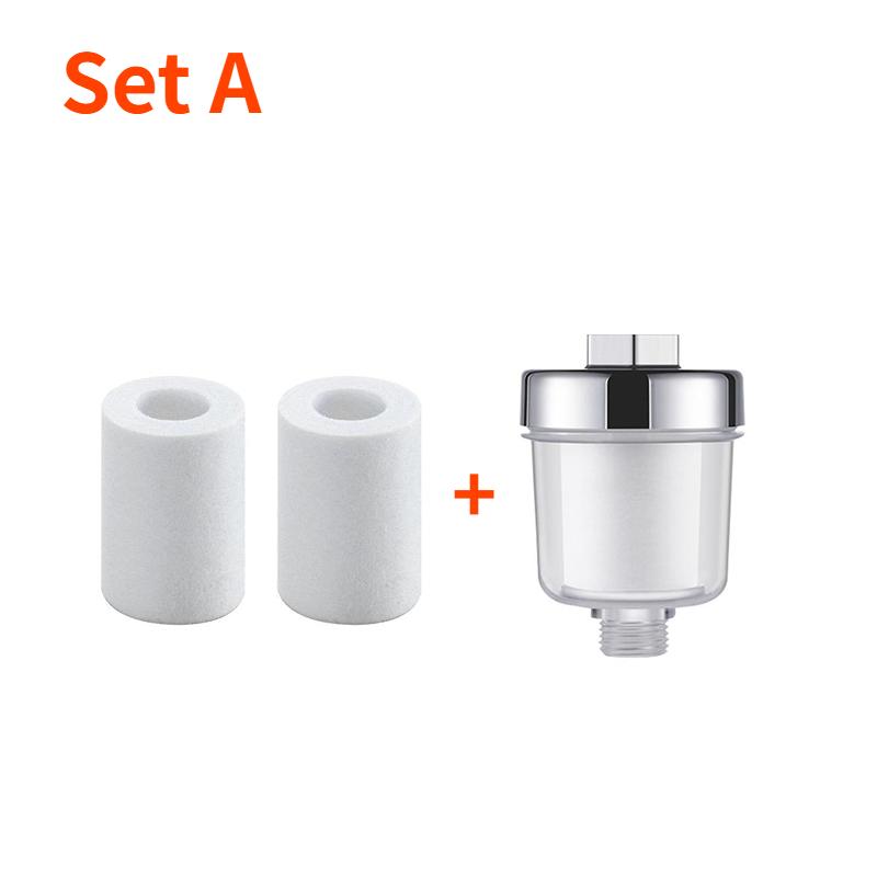 Transparent Faucet Water Purifier Shower Head Filter Shower Head 5 Micron PP Cotton Shower Filter for Kitchen Bathroom Tools