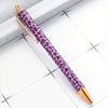 Multi-Color Options Heat Transfer Leopard Pattern Round Gel Pen Cute Leopard Pressed Colorful Hot Stamping Flower Film Metal Pen
