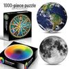 1000-Piece Adult Christmas & Halloween Round Jigsaw Puzzle Decompression Toy