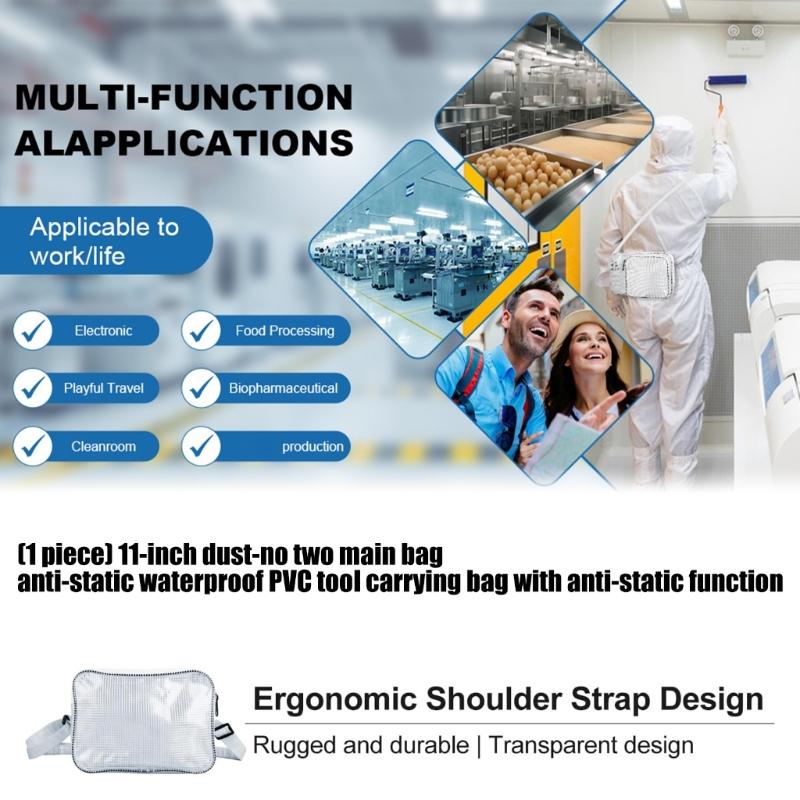 Waterproof Dustproof Tool Organizers Pouch with Ergonomic Shoulder Strap and Anti Statical Properties for Sensitive Tool