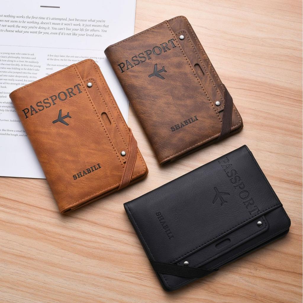 Schoolbag passport holder, new multi-functional storage card holder, integrated overseas travel men and women, passport charter ticket holder