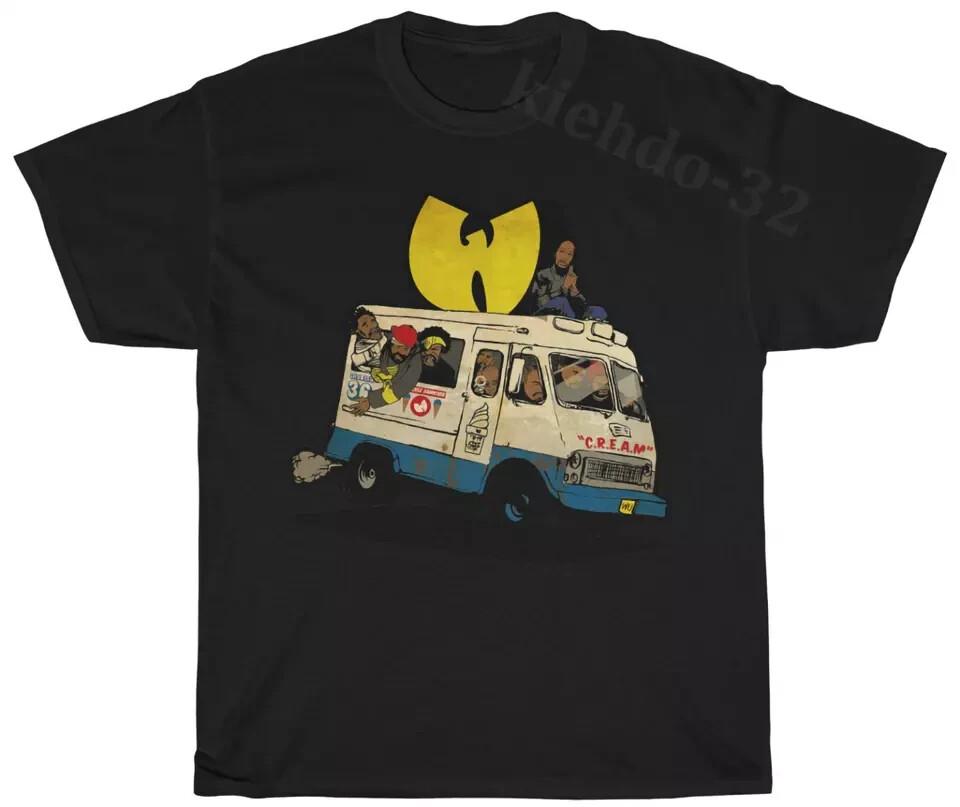 Wu-Tang Clan CREAM Classic Rap Hip Hop Vintage S-5XL T-Shirt Men Women Unisex XXXXL