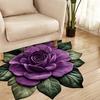 Covor cu Flori 3D Covor Floral Realist Antiderapant Covor Absorbant cu Uscare Rapidă pentru Baie pentru Bucătărie Dormitor Hol Zonă de Toaletă