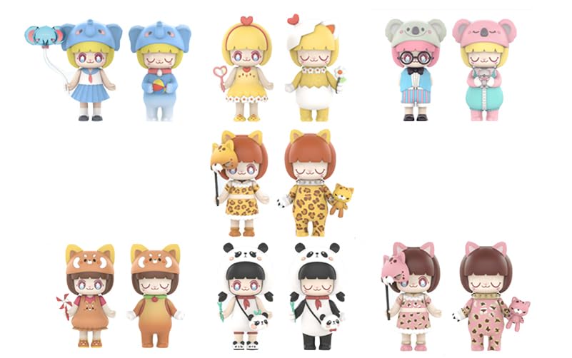 

52TOYS BLINDBOX KIMMY & MIKI Animal Series 2 10-Piece Box