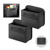 DURASIKO Car Trash Hanging Storage Car Storage Fully Surrounds Floor Mat Door Storage Car Seatback Trash Multifunctional PU Car 2 Pieces Can, Bucket,