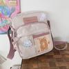 Girls Vintage Cute Shopping Bags Soft Nylon Crossbody Bag Shoulder Messenger Bag