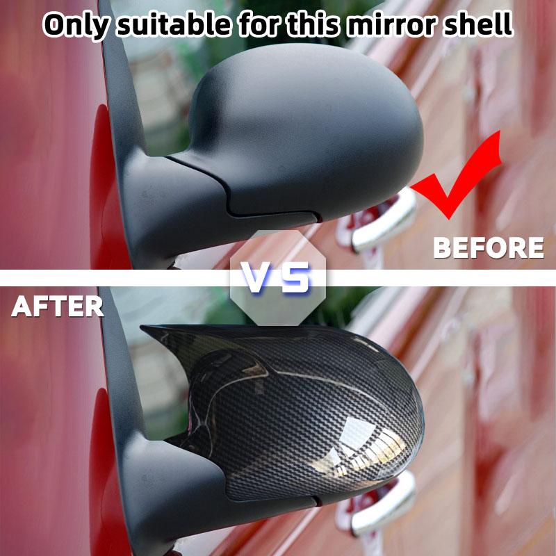 Side Rearview Mirror Cap Wing Mirror Cover Fit For Chrysler PT Cruiser 2007-2009 Car Accessories
