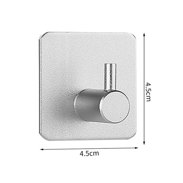 Self Adhesive Wall Hooks Door Key Holder Clothes Coat Hanger Bathroom Towel Holder Kitchen Storage Rack Shelf Bag Organizer