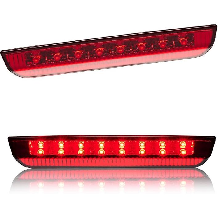 Third 3Rd Brake Light LED For 2014-2018 Chevy Silverado/GMC Sierra 1500 2500HD 3500HD, High Mount Rear Brake Lights Assembly, Waterproof Center Cab