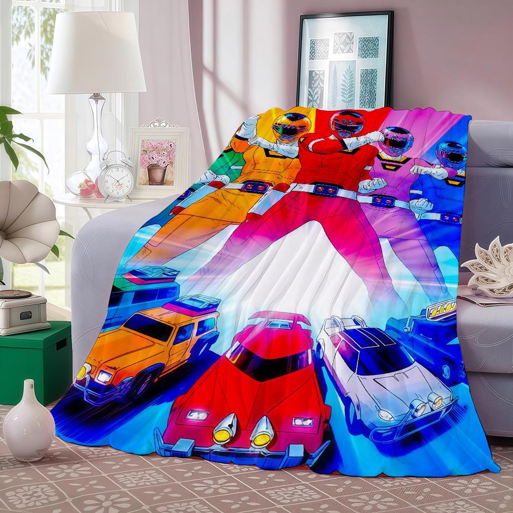 Adventure TV P Power R RangerS Blanket For Sofa Office Bed Plane Travel Sleep Read Relax Camping Soft And Warm