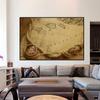 Dekoratif Asılı Resim Vintage Dekoratif Harita Duvar Dekor Oturma Odası Çalışma Malzemeleri Ev Dekorasyon