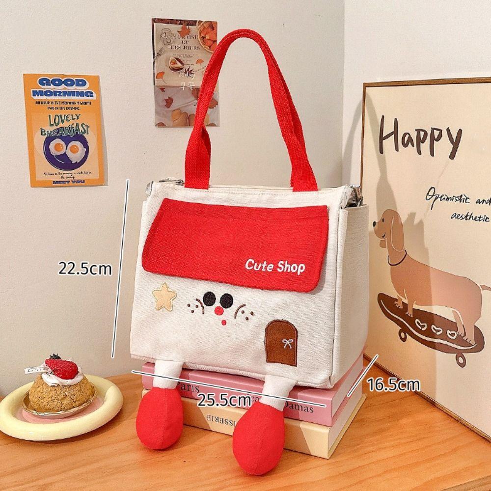 Portable Insulated Tote Bag Small Food Thermal Handbag Snack Bag Cartoon Lunch Bag  Women