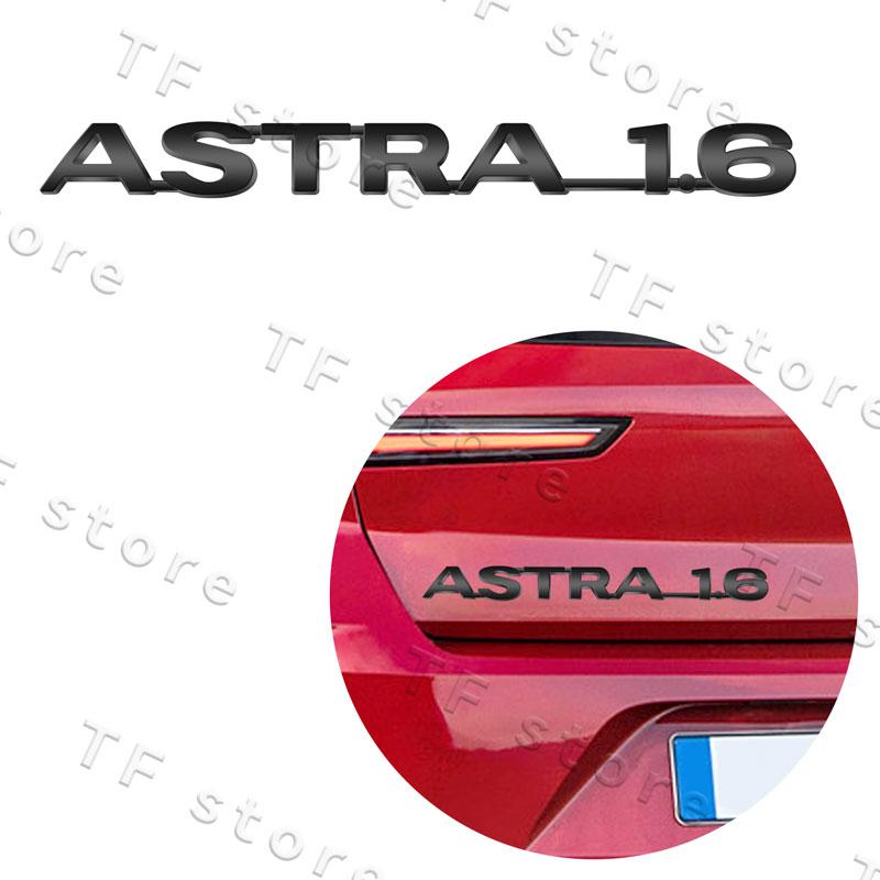 3D Chrome Metal Car Rear Trunk Fender Side Emblem Sticker For Opel ASTRA 1.6 Zafira Logo H G Corsa Astra Antara Accessories