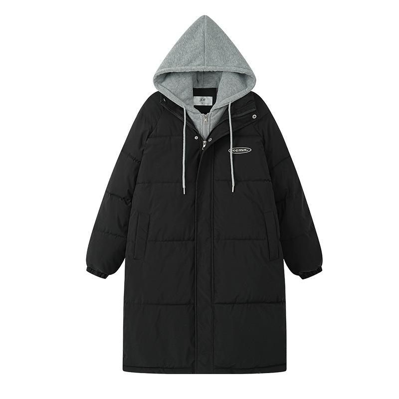 Korean Mid-length Jacket Warm Down Padded Jacket 2025 Women's Loose Ins Student Casual Thickened Padded Jacket