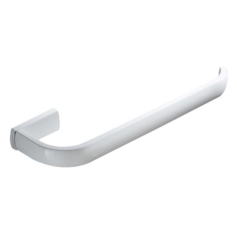 Tuqiu Towel Hanger Wall Mounted Rose Gold Towel Rack Bathroom Brass Gold Towel Bar Rail White Towel Holder