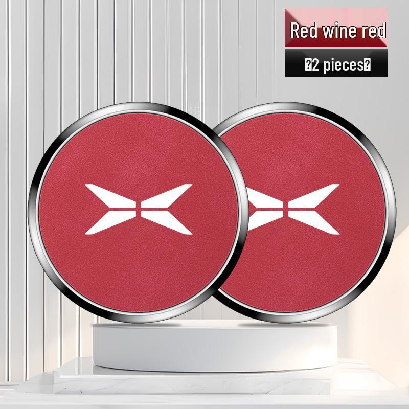 2026 XPeng M03 Car Cup Holder Coaster: MONA Alloy Door Slot Storage Mat