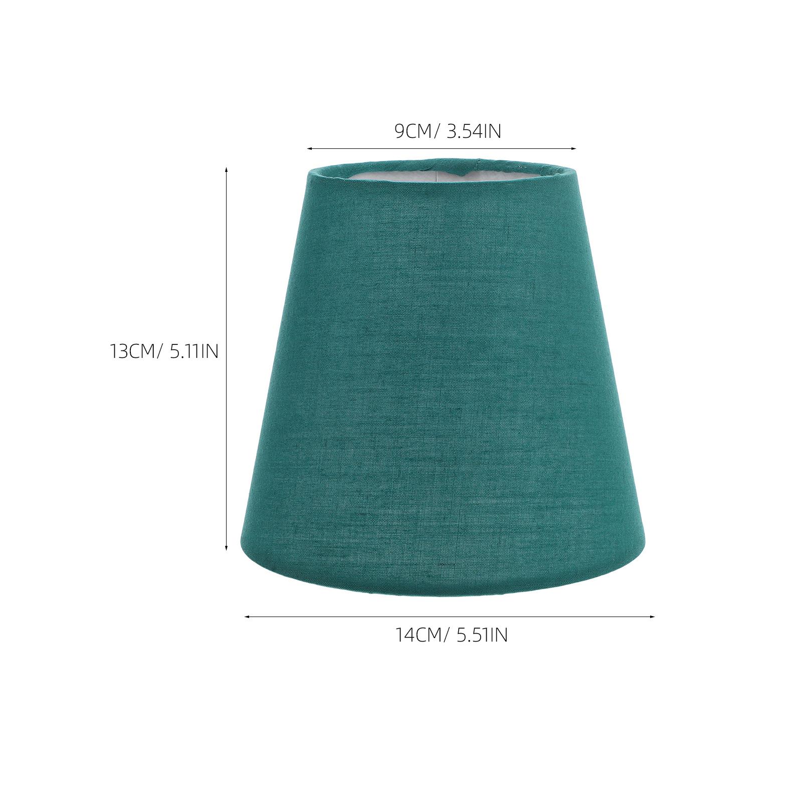 Macaron Lamp Shade Blue Lightweight Fabric Cover for Chandelier Pendant Ceiling Lamp Modern Home Hotel Replacement Decorative зелёный