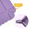 Silicone Magnetic Storage Box Non-slip Foldable Camping Plates Collapsible Snack Tray  Hiking