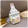 Adorable Canvas Shoulder Bag For Girls Cute Animal Design With Long Strap