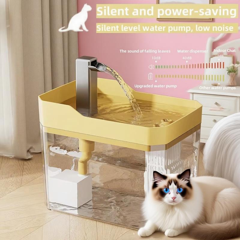 2025 New Cat Automatic Water Dispenser Drinking circulating filters flowing water intelligent pet automatic water dispenser